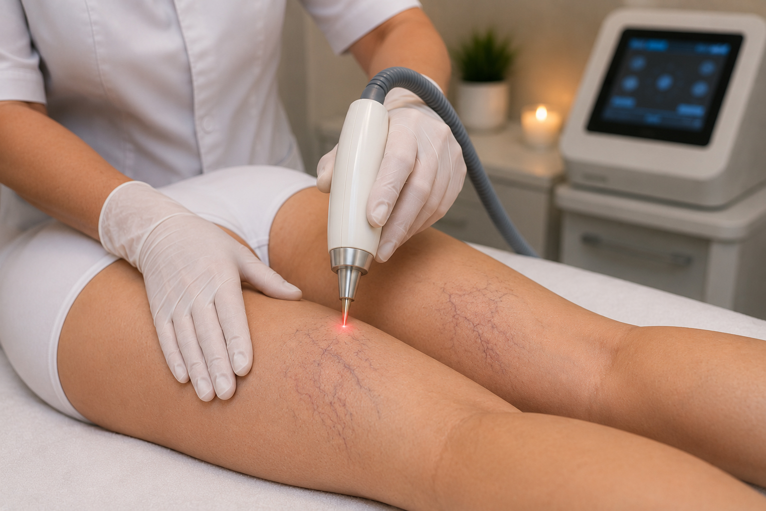 Laser spider vein removal treatment in Perryton, TX